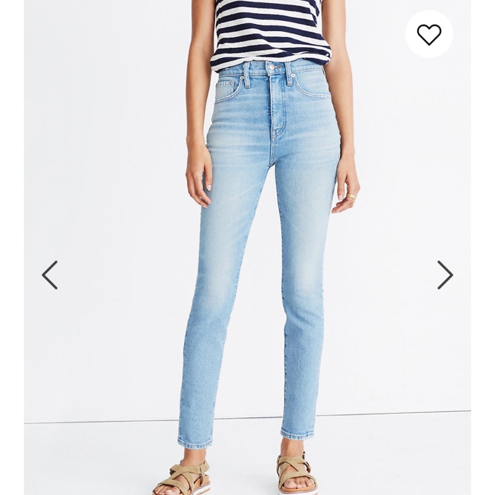 Madewell- RIVET & THREAD 11” high-rise skinny